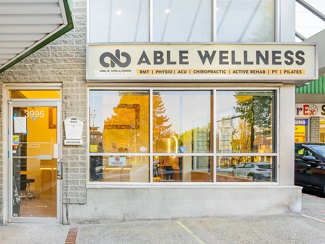 The Able Wellness Centre storefront in Burnaby Heights
